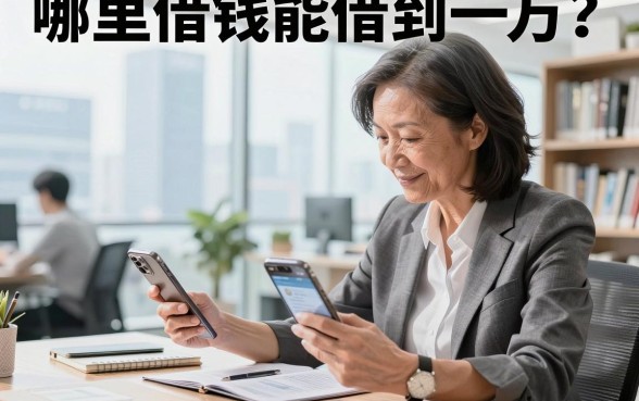哪里借钱能借到一万?正规平台快速到账的方法有哪些