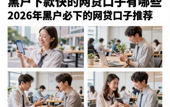 黑户下款快的网贷口子有哪些，2026年黑户必下的网贷口子推荐