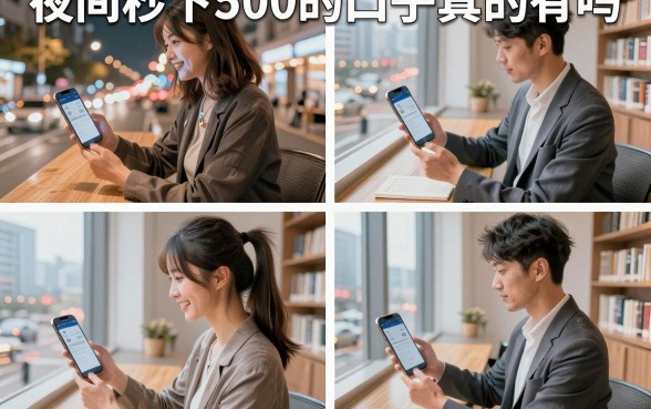 夜间秒下500的口子真的有吗，盘点几个靠谱的放款平台