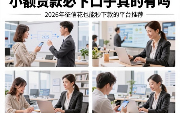 小额贷款必下口子真的有吗，2026年征信花也能秒下款的平台推荐