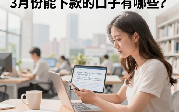 3月份能下款的口子有哪些?盘点近期容易下款的小额贷款平台