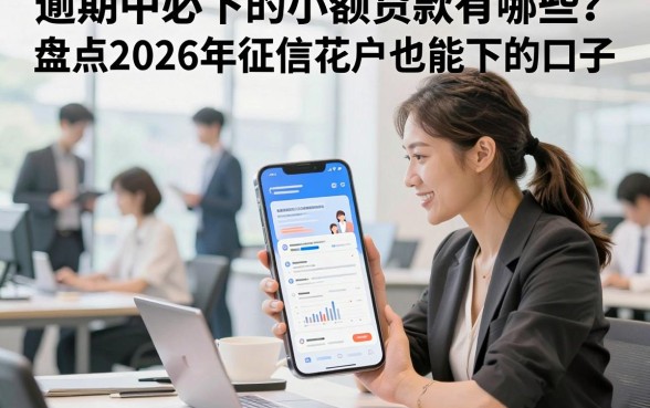 逾期中必下的小额贷款有哪些？盘点2026年征信花户也能下的口子