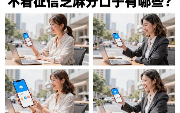 不看征信芝麻分口子有哪些？2026年最新无视黑白必下款平台推荐