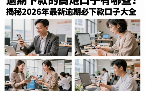 逾期下款的高炮口子有哪些?揭秘2026年最新逾期必下款口子大全
