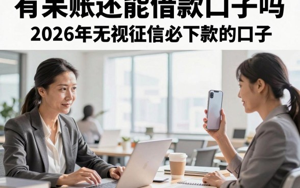 有呆账还能借款口子吗,盘点2026年无视征信必下款的口子