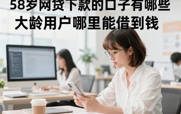 58岁网贷下款的口子有哪些,大龄用户哪里能借到钱