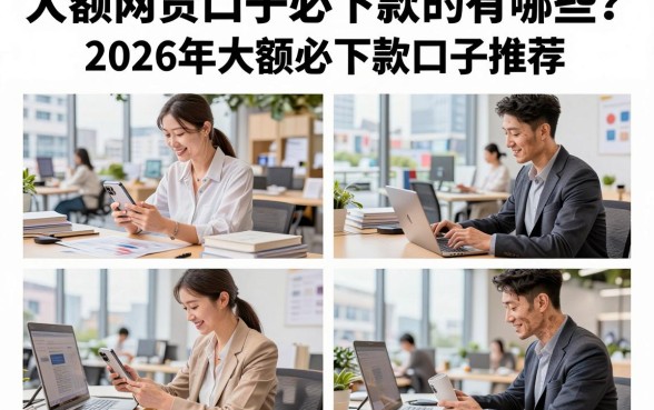 大额网贷口子必下款的有哪些?2026年大额必下款口子推荐