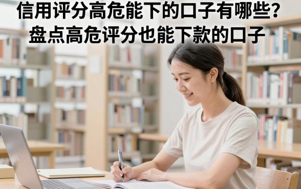 信用评分高危能下的口子有哪些？盘点高危评分也能下款的口子