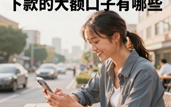 下款的大额口子有哪些，2026年最新下款的大额口子哪里找