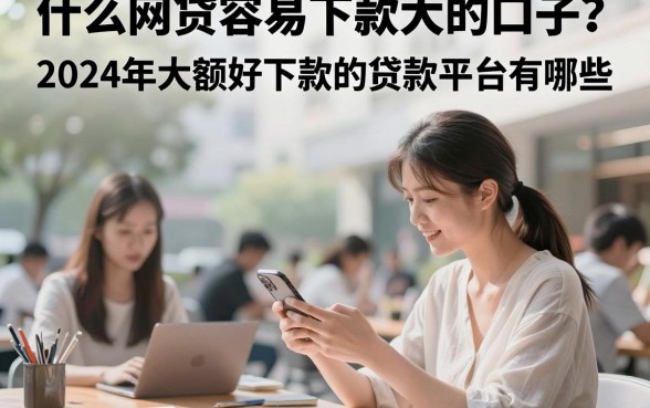 什么网贷容易下款大的口子?2024年大额好下款的贷款平台有哪些