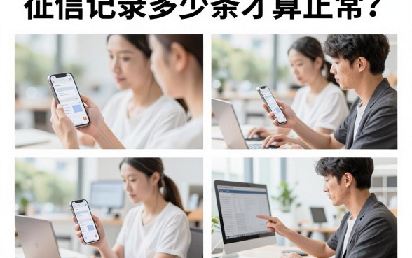 征信记录多少条才算正常？征信记录多少条不影响贷款审批