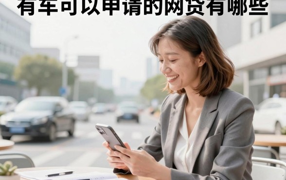 有车可以申请的网贷有哪些，有车一族必看的大额口子