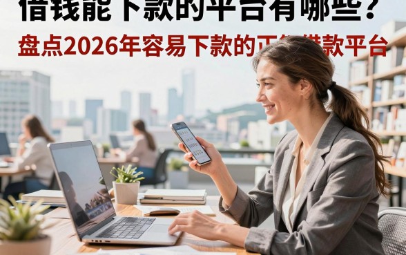 借钱能下款的平台有哪些?盘点2026年容易下款的正规借款平台