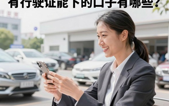 有行驶证能下的口子有哪些?有行驶证必下款的口子真的吗