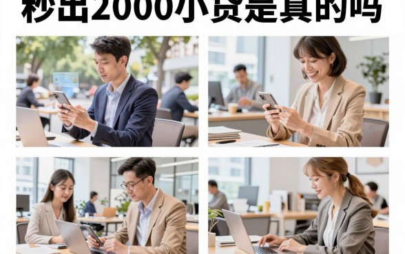 秒出2000小贷是真的吗，哪些平台可以快速下款