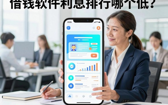 借钱软件利息排行哪个低?2026正规低息借款平台推荐