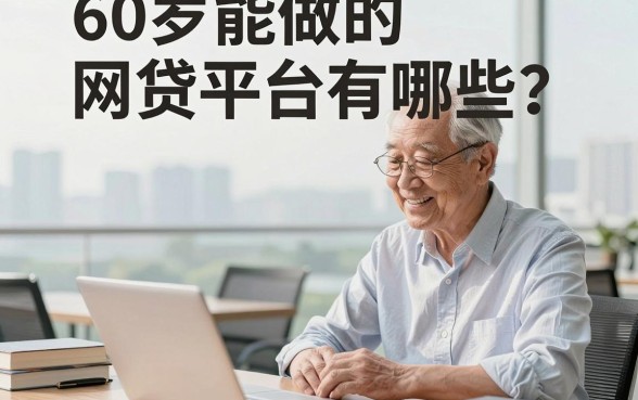 60岁能做的网贷平台有哪些?盘点老年人容易通过的贷款