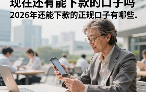 现在还有能下款的口子吗，2026年还能下款的正规口子有哪些