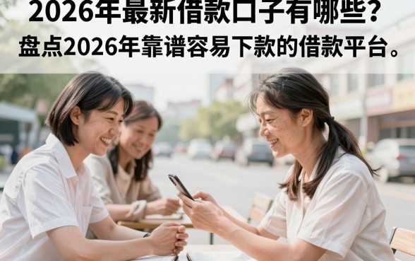 2026年最新借款口子有哪些？盘点2026年靠谱容易下款的借款平台