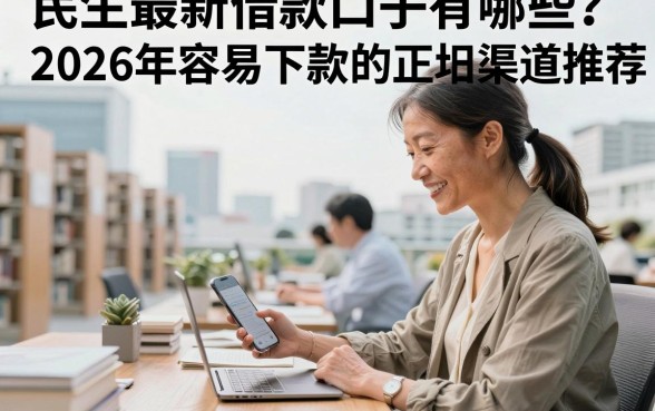 民生最新借款口子有哪些?2026年容易下款的正规渠道推荐
