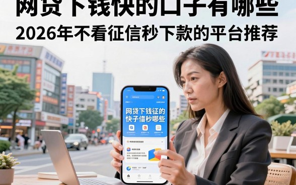 网贷下钱快的口子有哪些,2026年不看征信秒下款的平台推荐