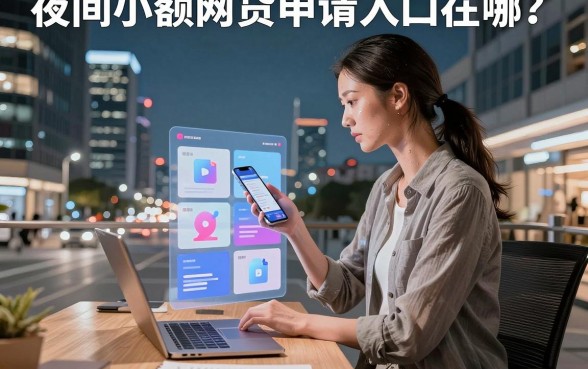 夜间小额网贷申请入口在哪？晚上能下款的小额贷款有哪些