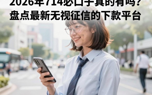 2026年714必下口子真的有吗？盘点最新无视征信的下款平台