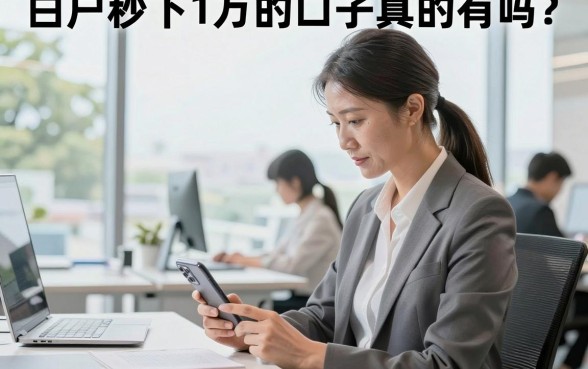 白户秒下1万的口子真的有吗?揭秘白户能下款的正规平台