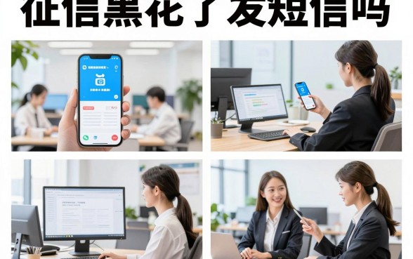 征信黑花了发短信吗,征信黑名单会收到催收短信吗