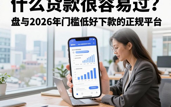 什么贷款很容易过？盘点2026年门槛低好下款的正规平台