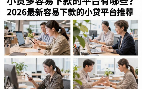 小贷多容易下款的平台有哪些？2026最新容易下款的小贷平台推荐