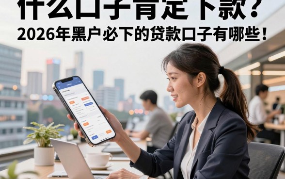 什么口子肯定下款?2026年黑户必下的贷款口子有哪些