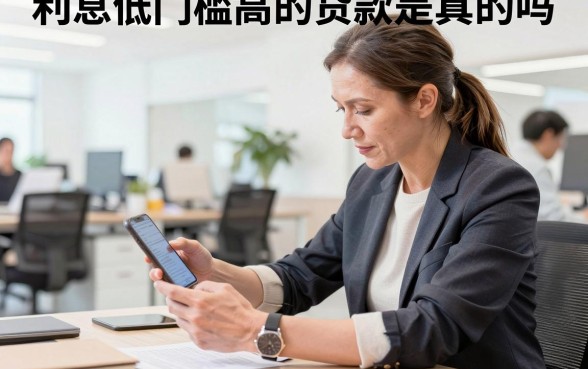 利息低门槛高的贷款是真的吗,有哪些正规平台可以下款