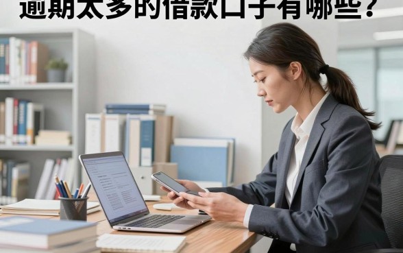 逾期太多的借款口子有哪些？征信黑户哪里能下款