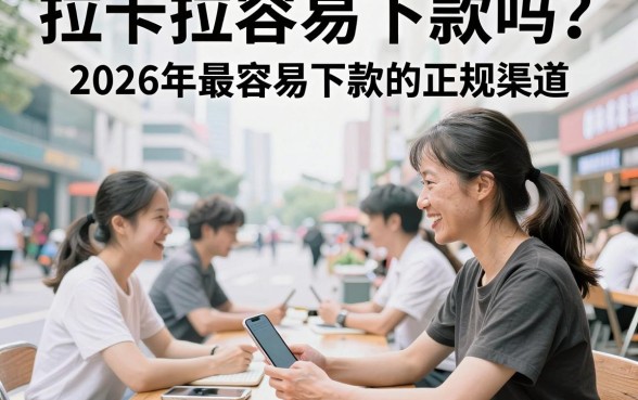 拉卡拉容易下款吗？揭秘2026年最容易下款的正规渠道