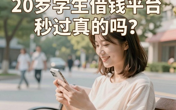 20岁学生借钱平台秒过真的吗?正规靠谱的借款平台推荐