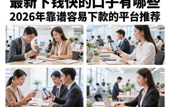 最新下钱快的口子有哪些,2026年靠谱容易下款的平台推荐