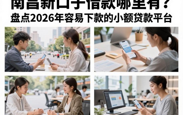 南昌新口子借款哪里有？盘点2026年容易下款的小额贷款平台