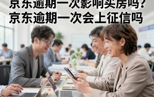 京东逾期一次影响买房吗？京东逾期一次会上征信吗？