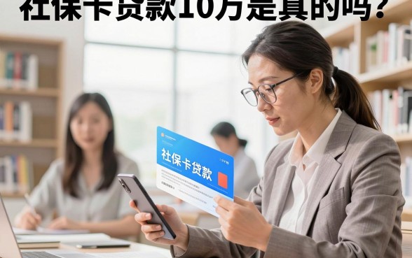 社保卡贷款10万是真的吗?有社保卡怎么申请贷款