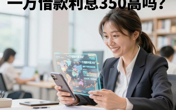 一万借款利息350高吗？借一万元利息350正常吗