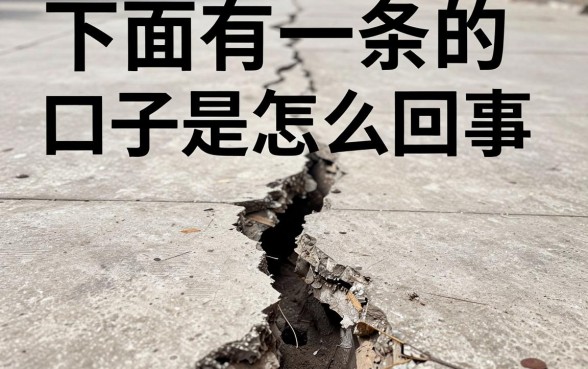 下面有一条一条的口子是怎么回事，下面有裂口是什么原因引起的