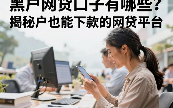 黑户网贷口子有哪些?揭秘黑户也能下款的网贷平台