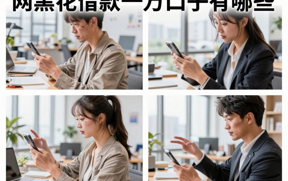 网黑花借款一万口子有哪些，哪里能下款成功率最高？