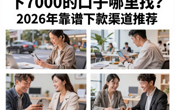 下7000的口子哪里找？2026年靠谱下款渠道推荐