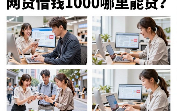 网贷借钱1000哪里能贷？2026正规小额贷款秒下款口子推荐
