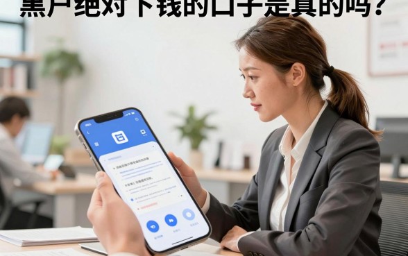 黑户绝对下钱的口子是真的吗?征信黑户哪里能借到钱?