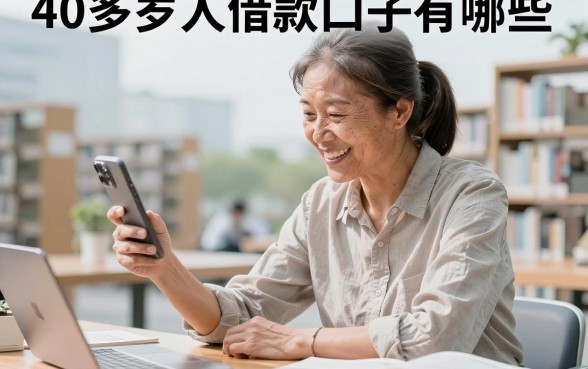 40多岁人借款口子有哪些，中年人哪里能借到钱容易通过