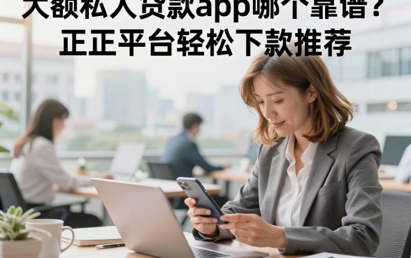 大额私人贷款app哪个靠谱?正规平台轻松下款推荐