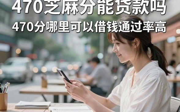 470芝麻分能贷款吗，470分哪里可以借钱通过率高